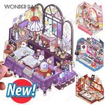 3D DIY Plus Size Corner Desk Miniature Scene Stickers – Stacked Landscape Cabin Stickers for Kids, Students & Creative Gifting