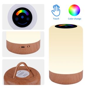 F13 RGB Rechargeable Touch Night Light – 16-Color Portable Atmosphere Lamp